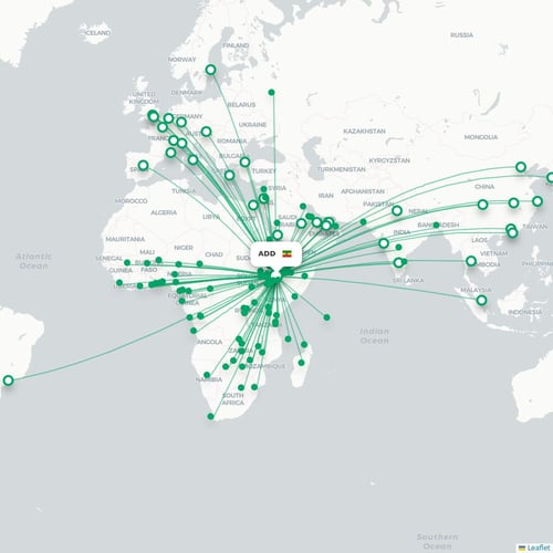 ADD routes and destination map