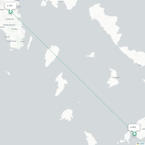 Athènes - Parikia carte du vol direct