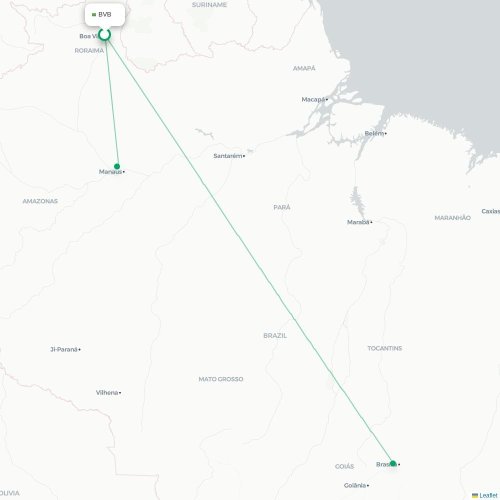 Route map Boa Vista  BVB 