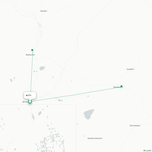 Route map Birdsville  BVI airport