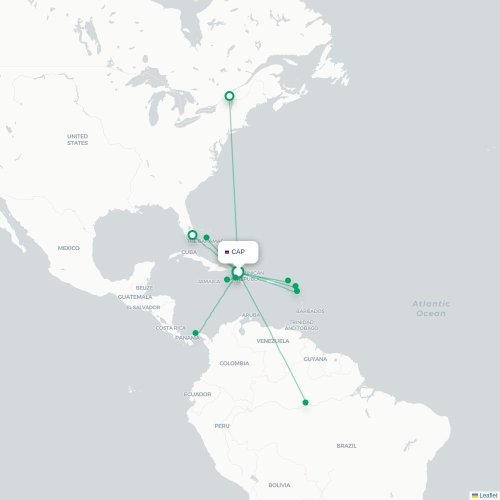 Route map Cap Haitien  CAP 