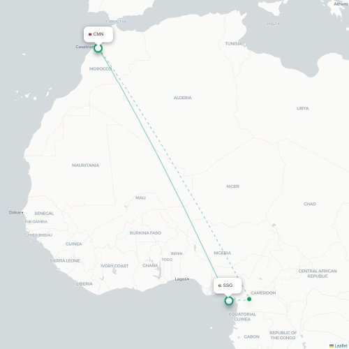 Casablanca - Malabo carte du vol direct
