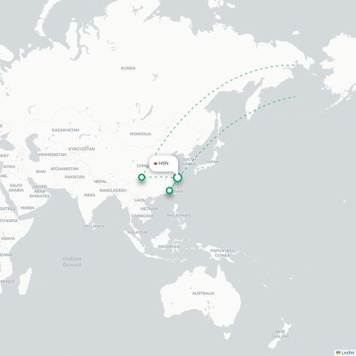 Mapa de vuelo directo Vancouver - Vancouver