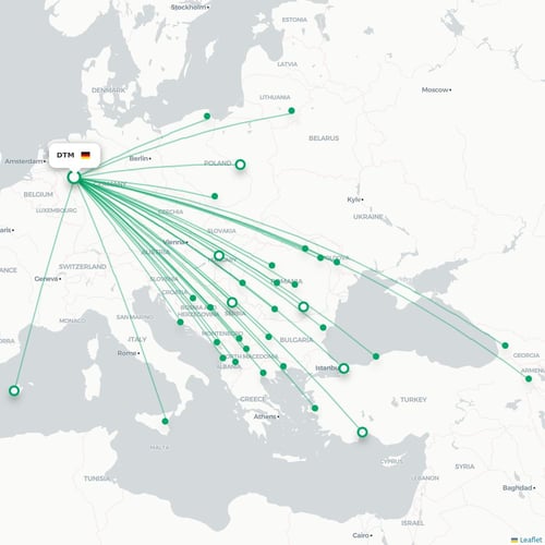 Route map Dortmund  DTM 