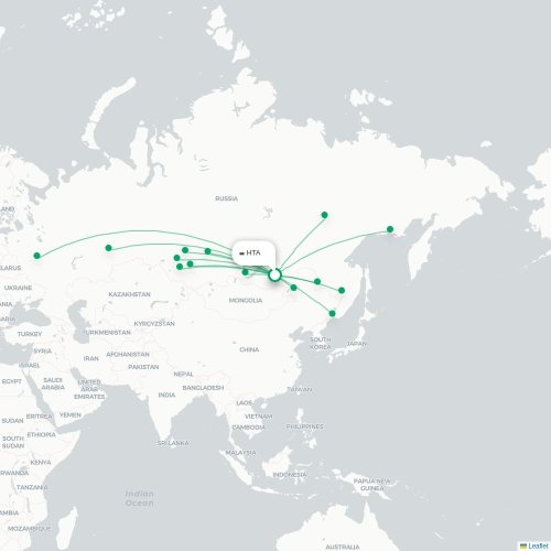 Route map Chita  HTA 