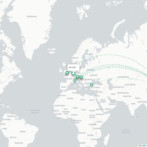 Mapa lotu bezpośredniego Jiamusi – Szanghaj