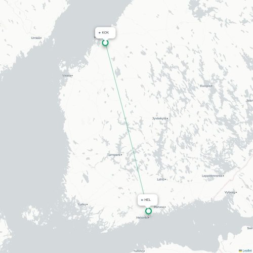 Route map Kruunupyy  KOK 