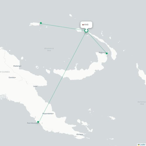 KVG routes and destination map