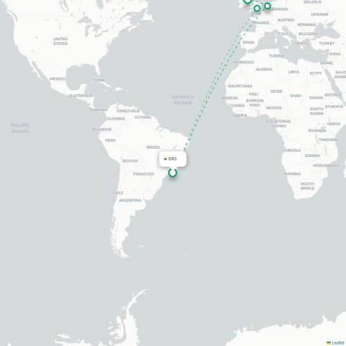 Mapa de vuelo directo Leeds, Condado de Yorkshire del Oeste - Belfast