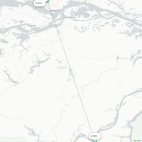 Manaus - Borba carte du vol direct