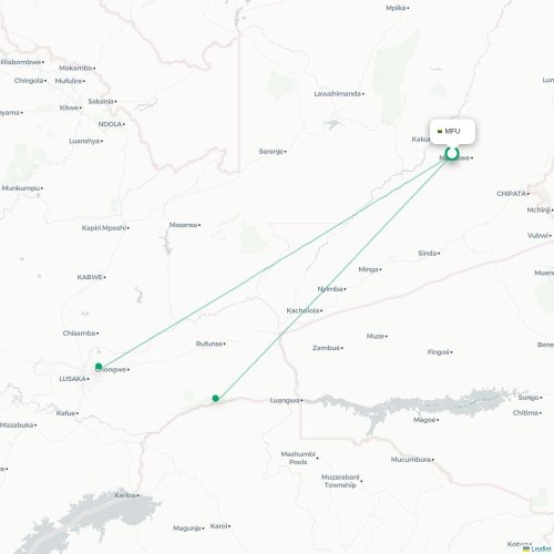 Route map Mpuwe  MFU 