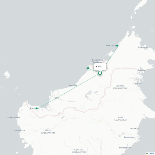 Route map   MZV airport