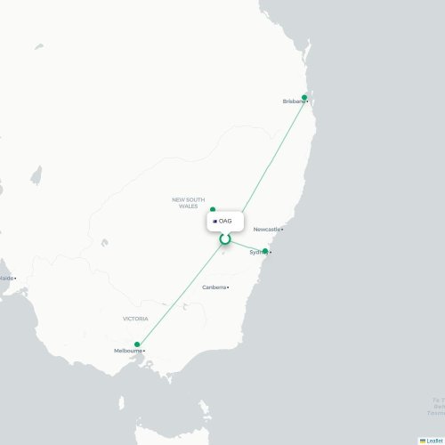 Route map   OAG airport