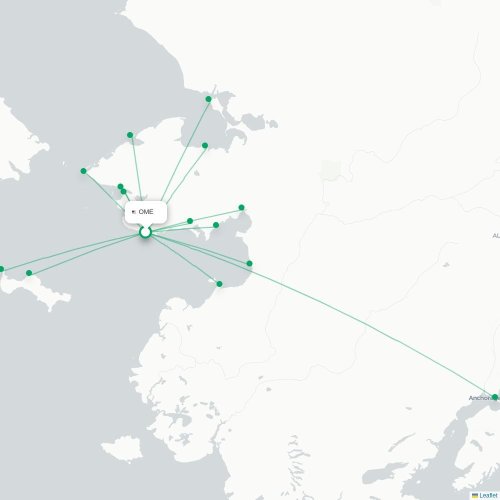 Mapa lotu bezpośredniego Nome – Saint Michael