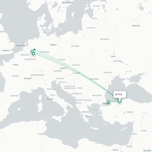 Route map Zonguldak  ONQ 