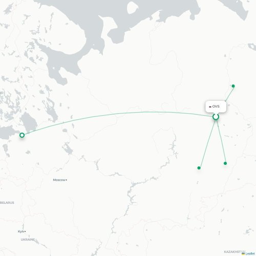 Route map Sovetskiy  OVS 