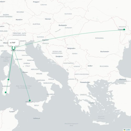Route map Parma  PMF 