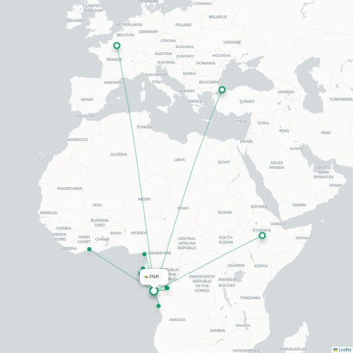 PNR routes and destination map