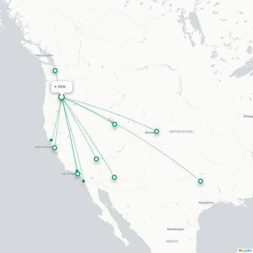 RDM routes and destination map