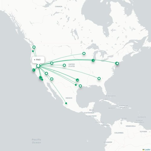 Route map Reno  RNO 