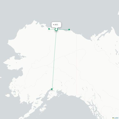 Route map Deadhorse  SCC airport
