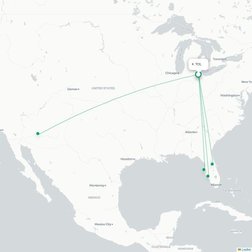 Route map Toledo  TOL 