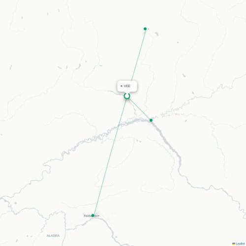 Route map Venetie  VEE 