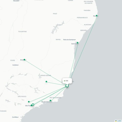 Route map Vitoria  VIX 