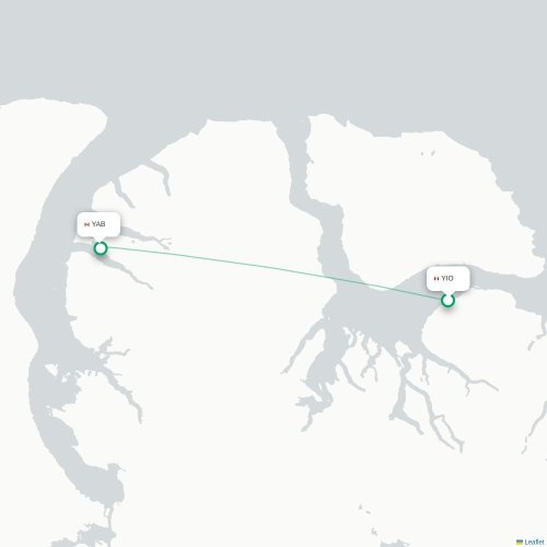 Mapa de vuelo directo Pond Inlet - Arctic Bay