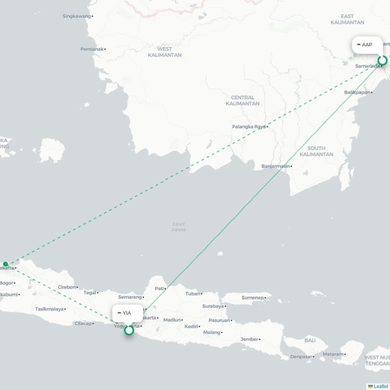 AAP - YIA route map