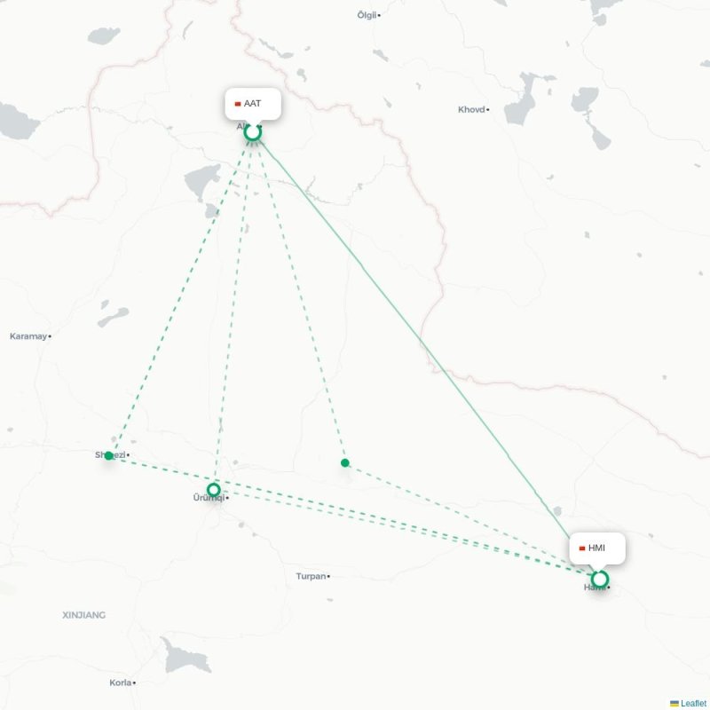 AAT - HMI route map