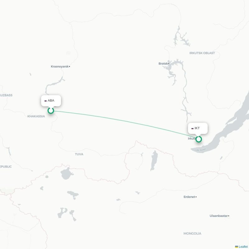 ABA - IKT route map