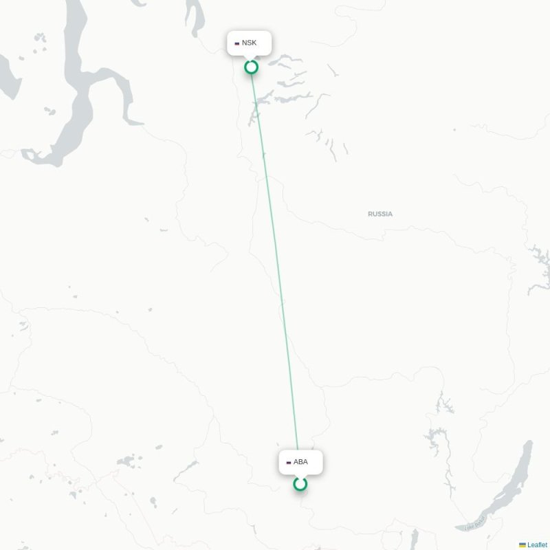 ABA - NSK route map