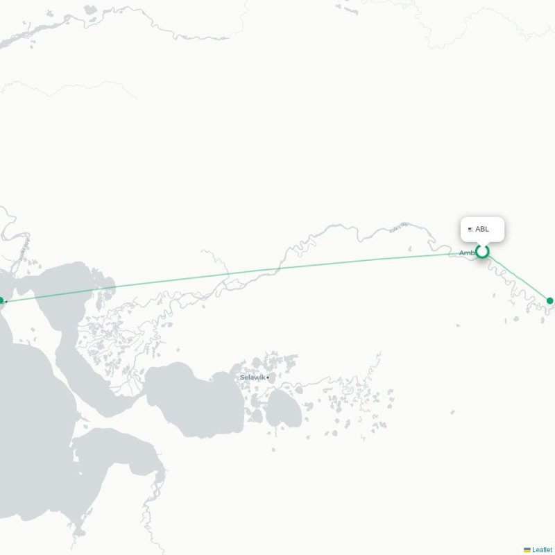 ABL - SHG route map