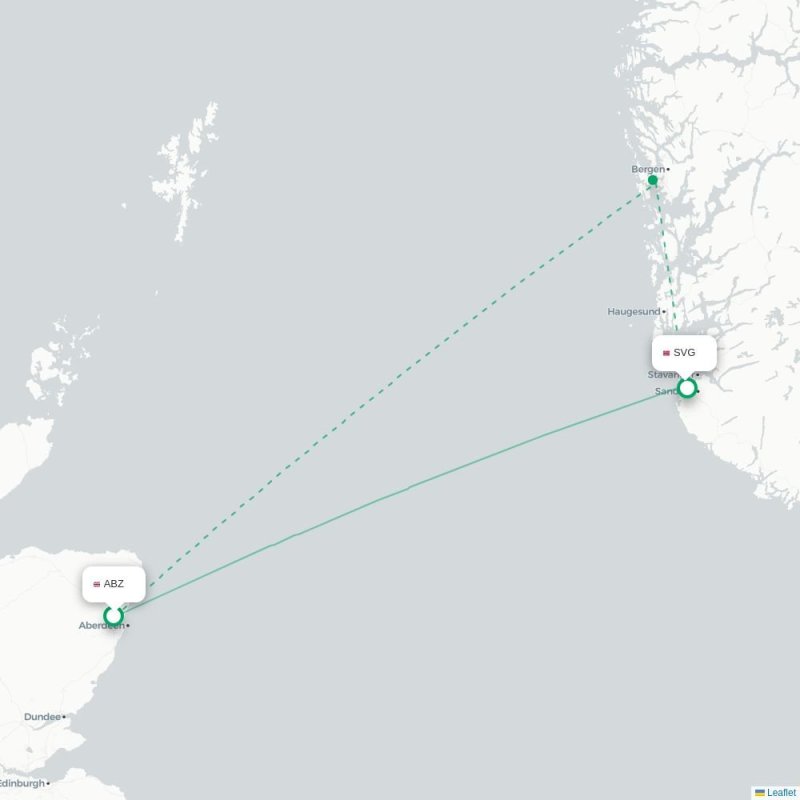 ABZ - SVG route map