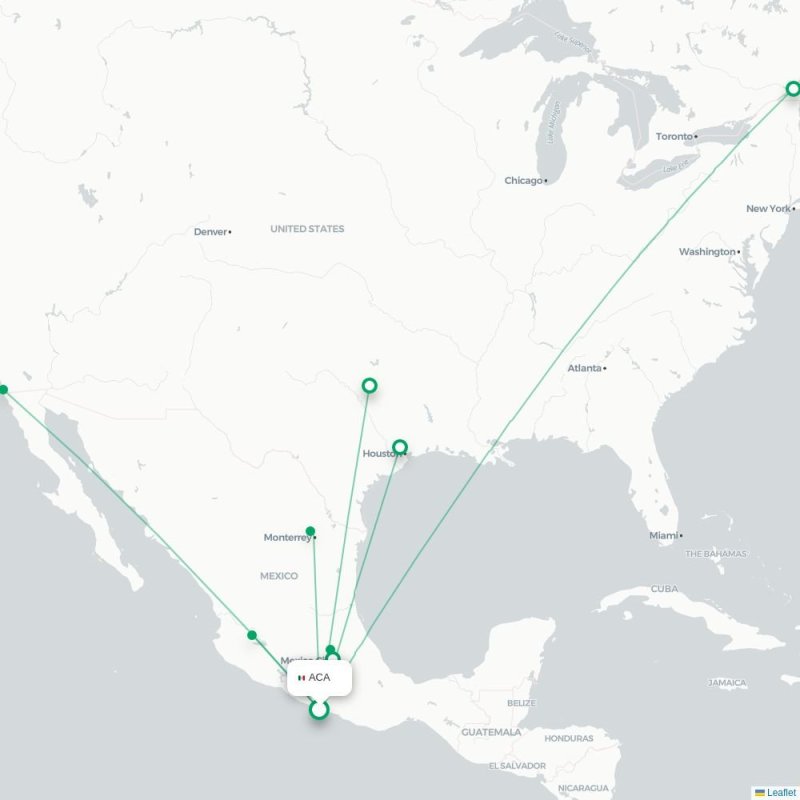 ACA - NLU route map