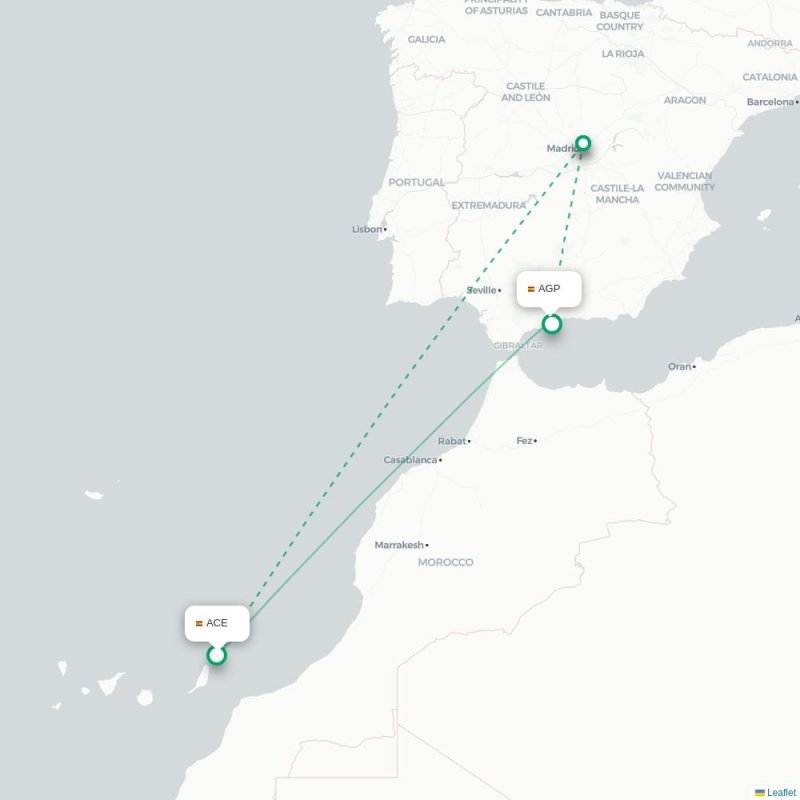ACE - AGP route map