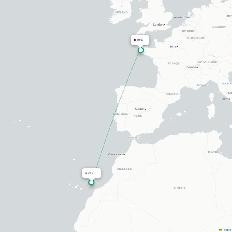 ACE - BES route map