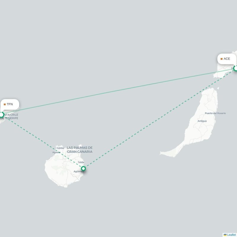 ACE - TFN route map