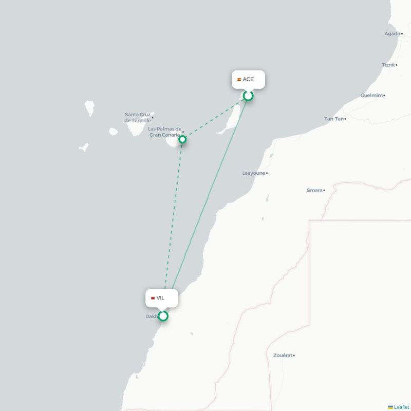 ACE - VIL route map