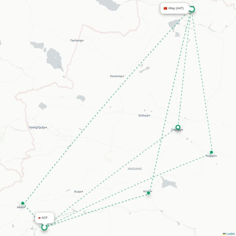 ACF - AAT route map