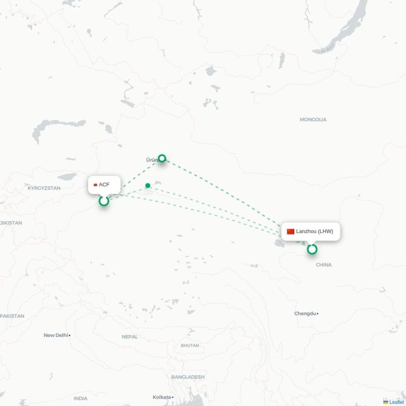ACF - LHW route map