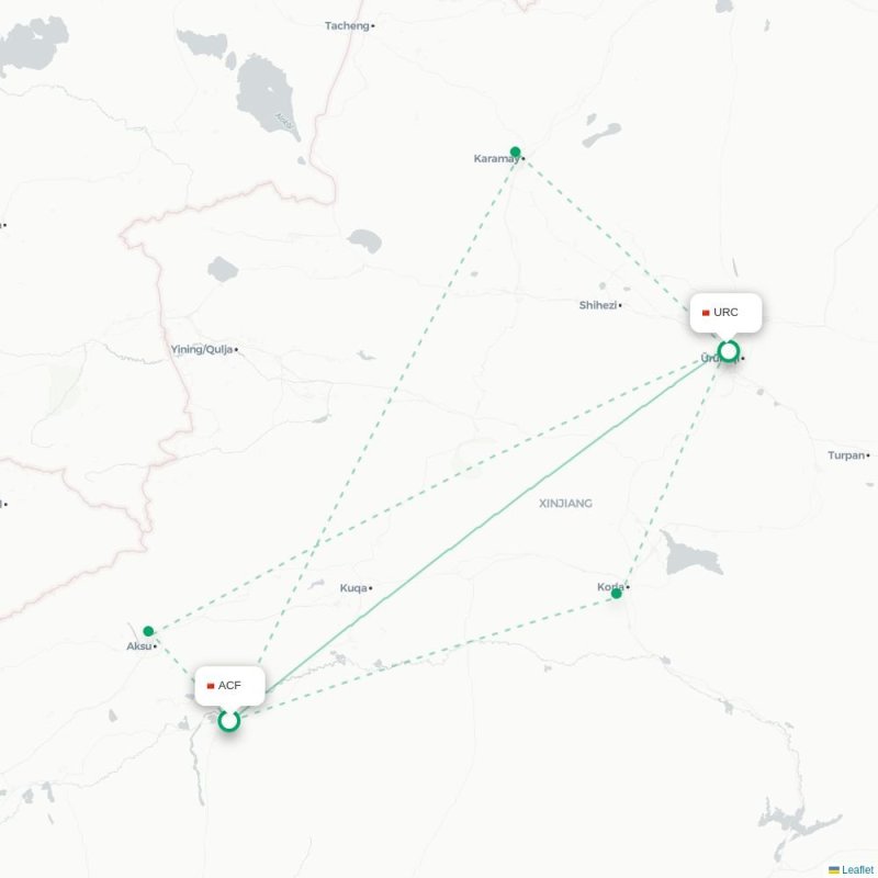 ACF - URC route map