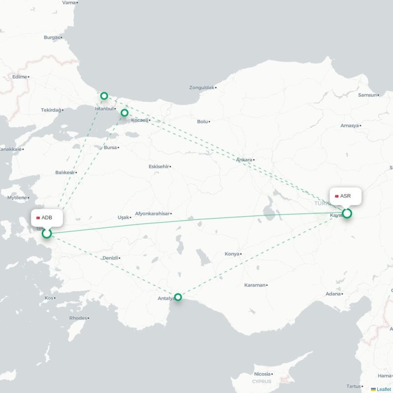 ADB - ASR route map