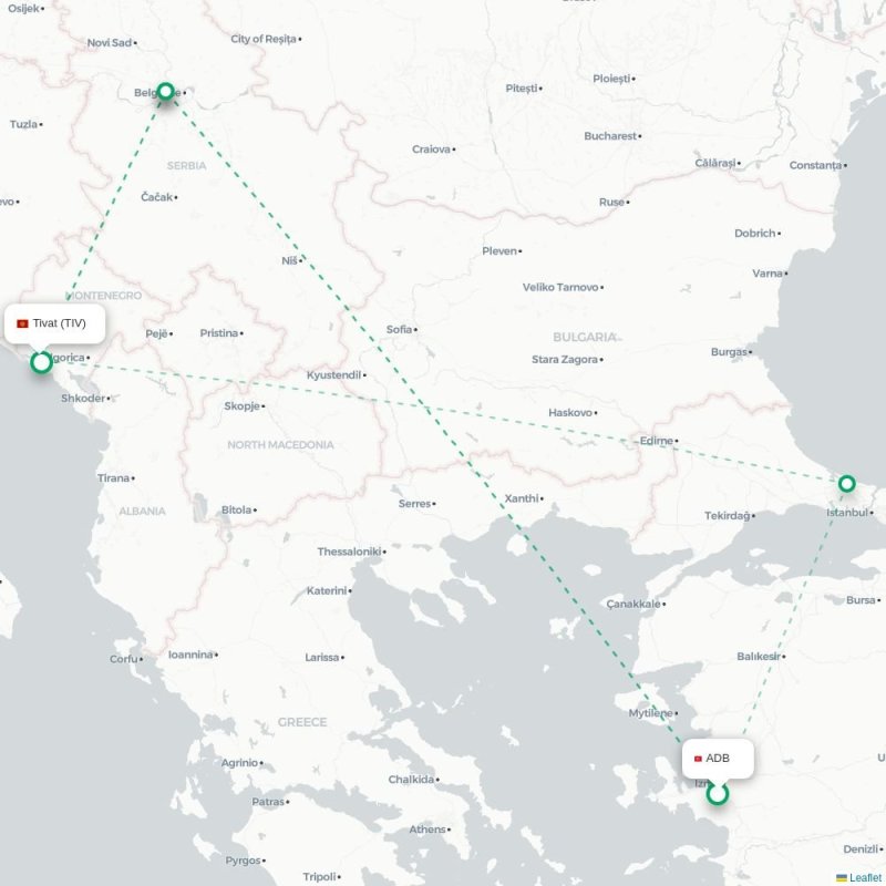 ADB - TIV route map
