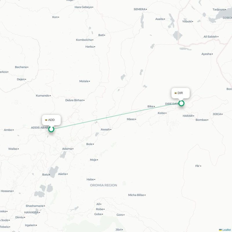 ADD - DIR route map