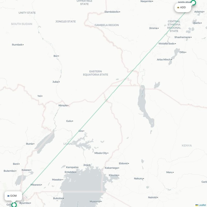 ADD - GOM route map