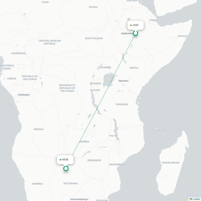 ADD - MUB route map