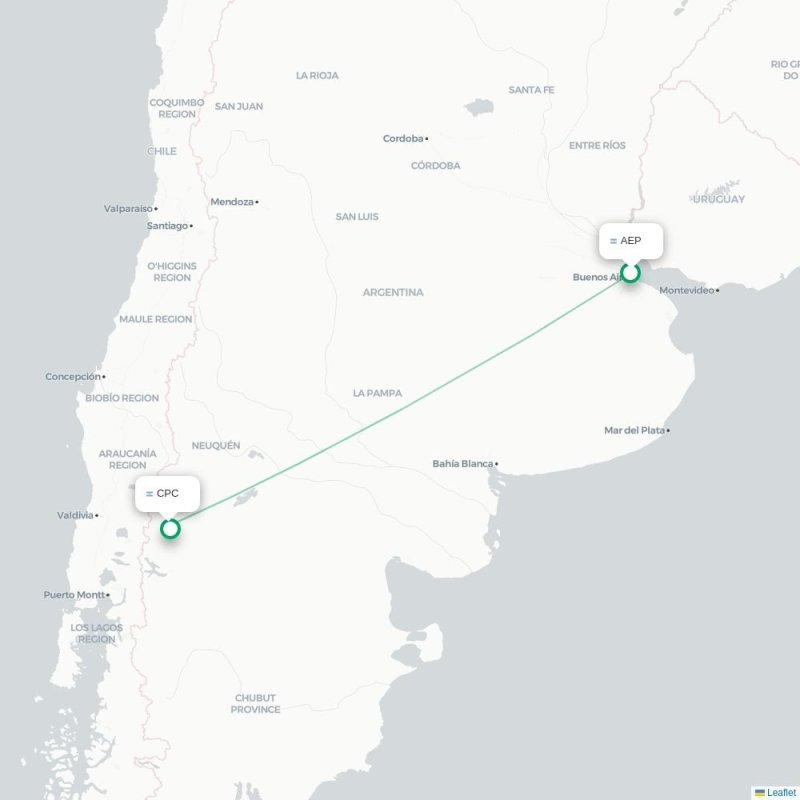 AEP - CPC route map