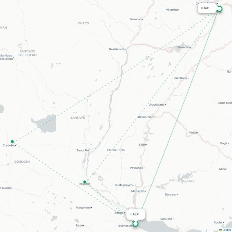 AEP - IGR route map